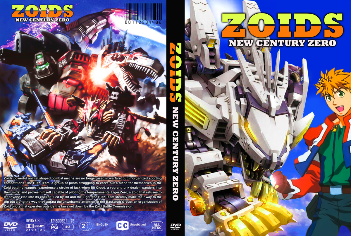Zoids New Century Zero Anime Complete Series Episodes 1-26 English