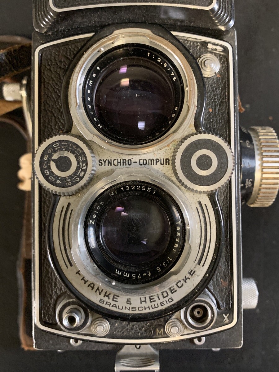VTG Rollei Rolleiflex Franke & Heidecke TLR 3.5 Camera Zeiss