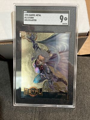 1995 Fleer Marvel Metal #13 STORM GOLD BLASTER SGC 9 | eBay