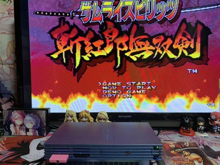 SONY PS2 PlayStation 2 SCPH-39000 Blue Game Console only Japanese