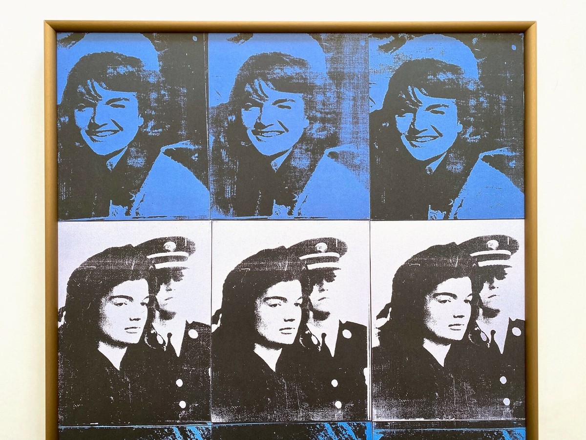 ANDY WARHOL RARE LITHOGRAPH PRINT FRAMED POP ART EXHB POSTER 