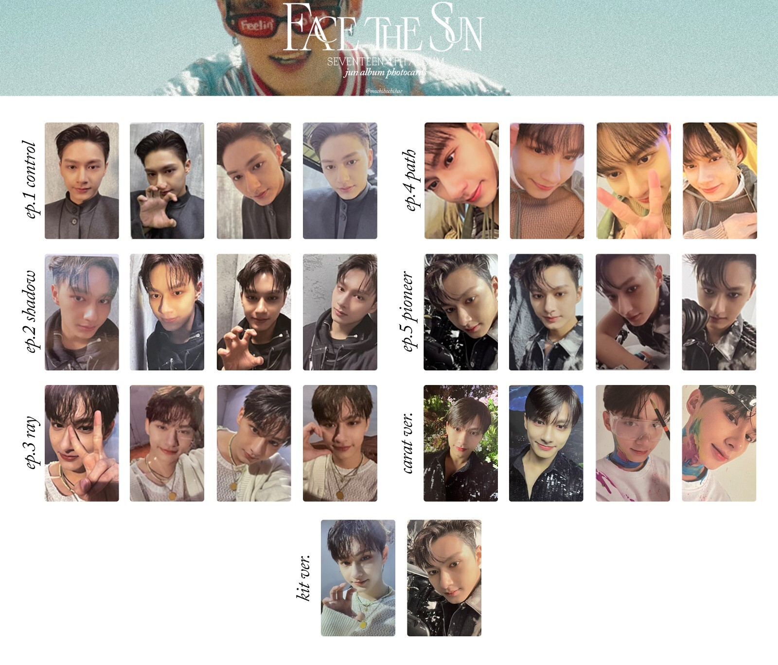 限定】シュアイボ birthdayfanmeeting 特典トレカ8枚セット 限定