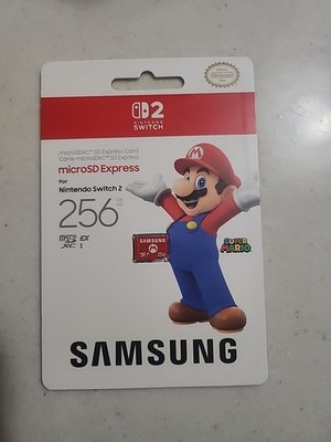 Nintendo Switch 2 Micro SD Express Card 256GB MARIO Edition
