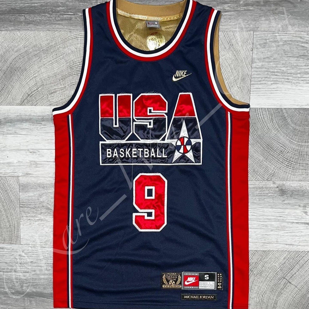 NBA JERSEY USA DREAM TEAM MICHAEL JORDAN NIKE AUTHENTIC SZ ADULT