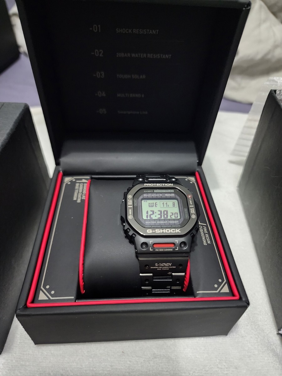 Casio G-SHOCK GMW-B5000TVA-1JR Solar Radio Men's Watch Bluetooth