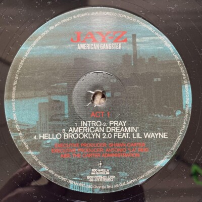 Jay-Z / American Gangster 2007 US Original 2LP Vinyl Roc A Fella