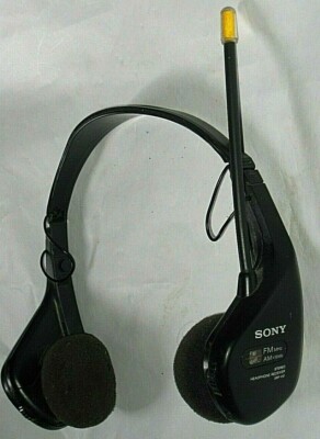 Sony SRF-H2 FM/AM Walkman w/Flexible Antenna Adjustable Headband