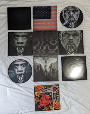 Kanye West Jay Z Watch the Throne Vinyl Record 2xLP Near Mint With