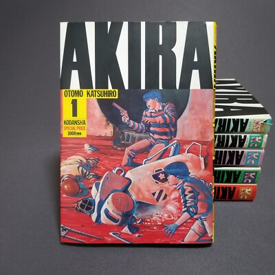 AKIRA by Katsuhiro Otomo Vol. 1-6 Manga Comic Complete Set from