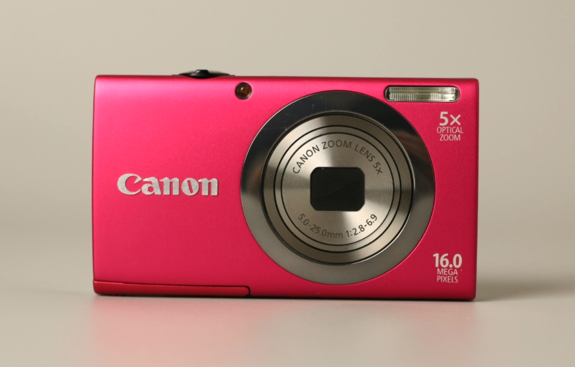Canon PowerShot A2300 Digital Camera 16.0MP 5x Zoom Pink From