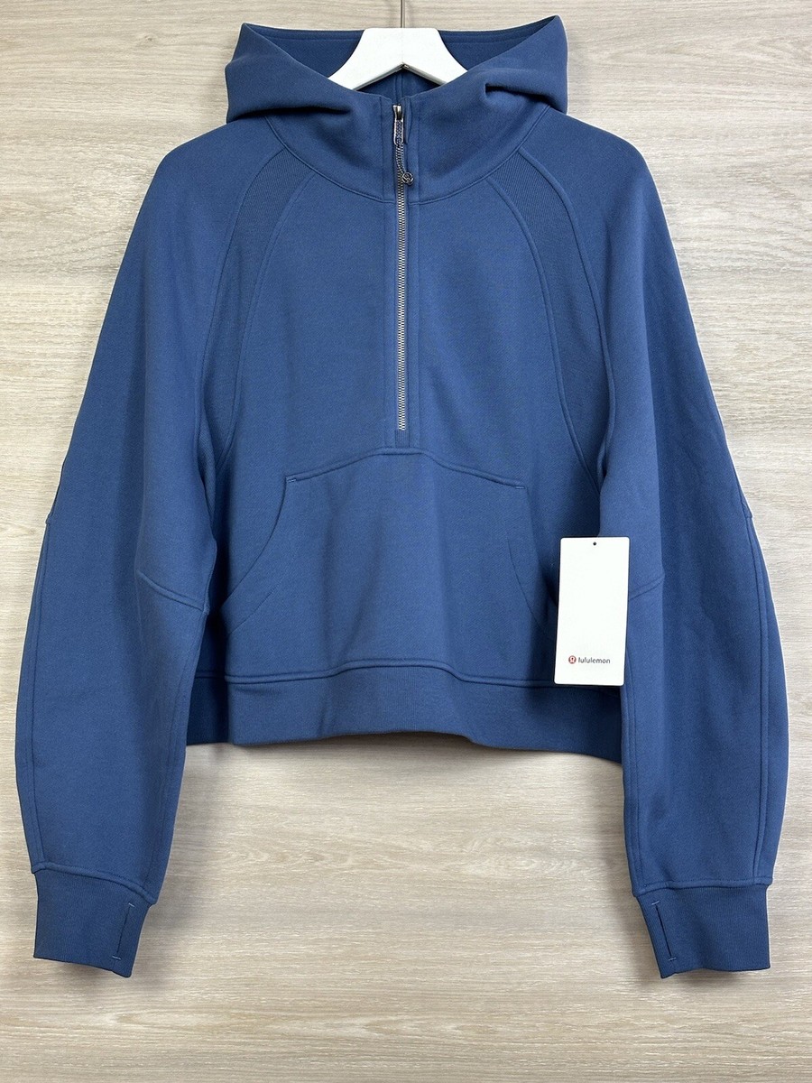 Lululemon Scuba Oversized Half Zip Hoodie Size XL/XXL Pitch Blue