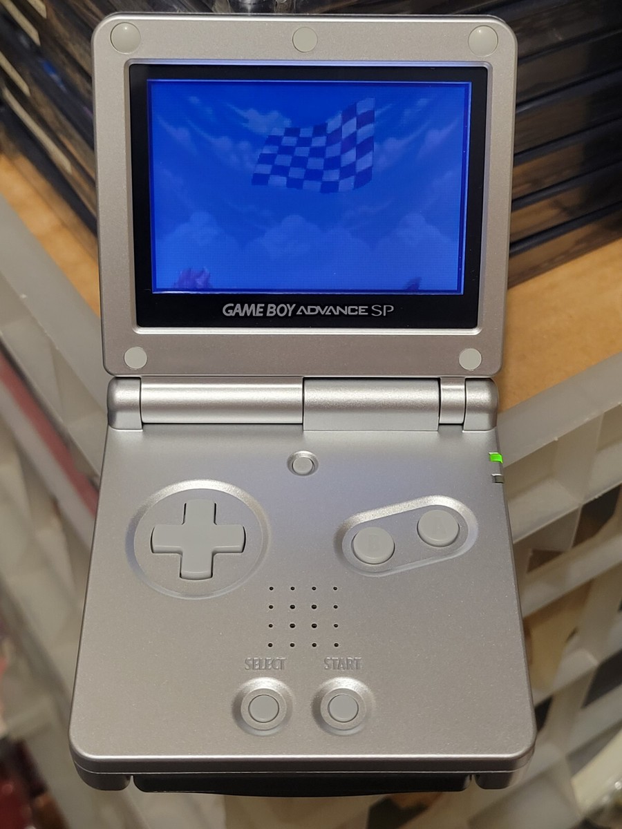 Gameboy Advance SP Silver (2003) Pre-Owned Boxed Japanese Nintendo