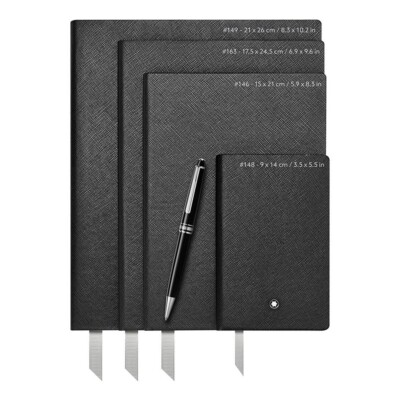 Montblanc Notebook #146 Punk Edition Premium Paper Lined (Silver