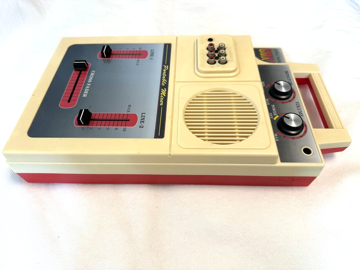 Columbia GMX-3 Vintage Portable Record Player Mixer Battery Drive