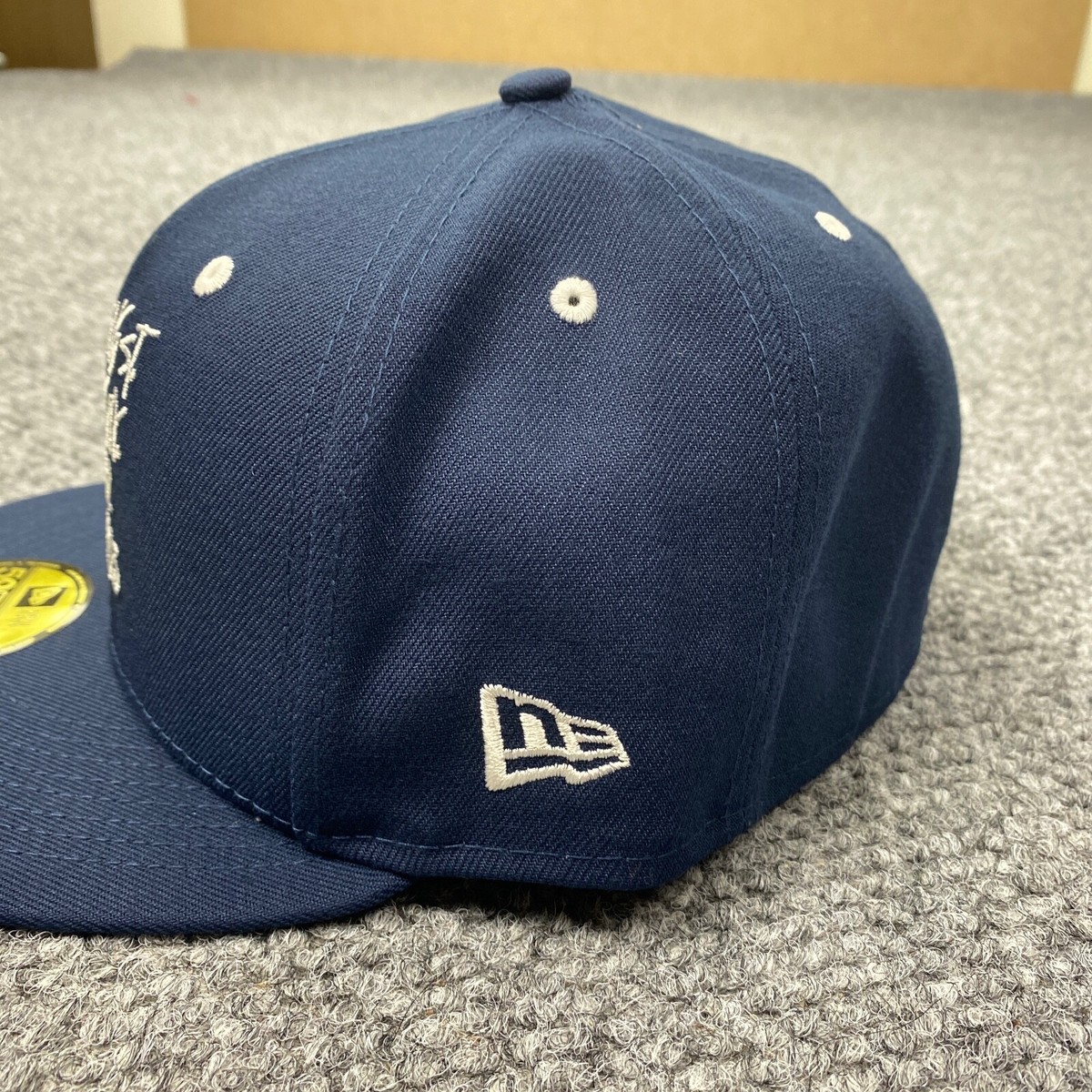 Stussy New Era New York NYC Chapter Fitted Cap Size 7 3/4 Navy