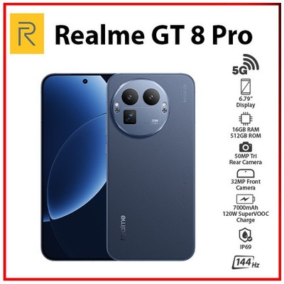 Realme 【新品未開封】Realme GT 8 Pro 16GB/512GB 中国版 GT 8 Pro 5G