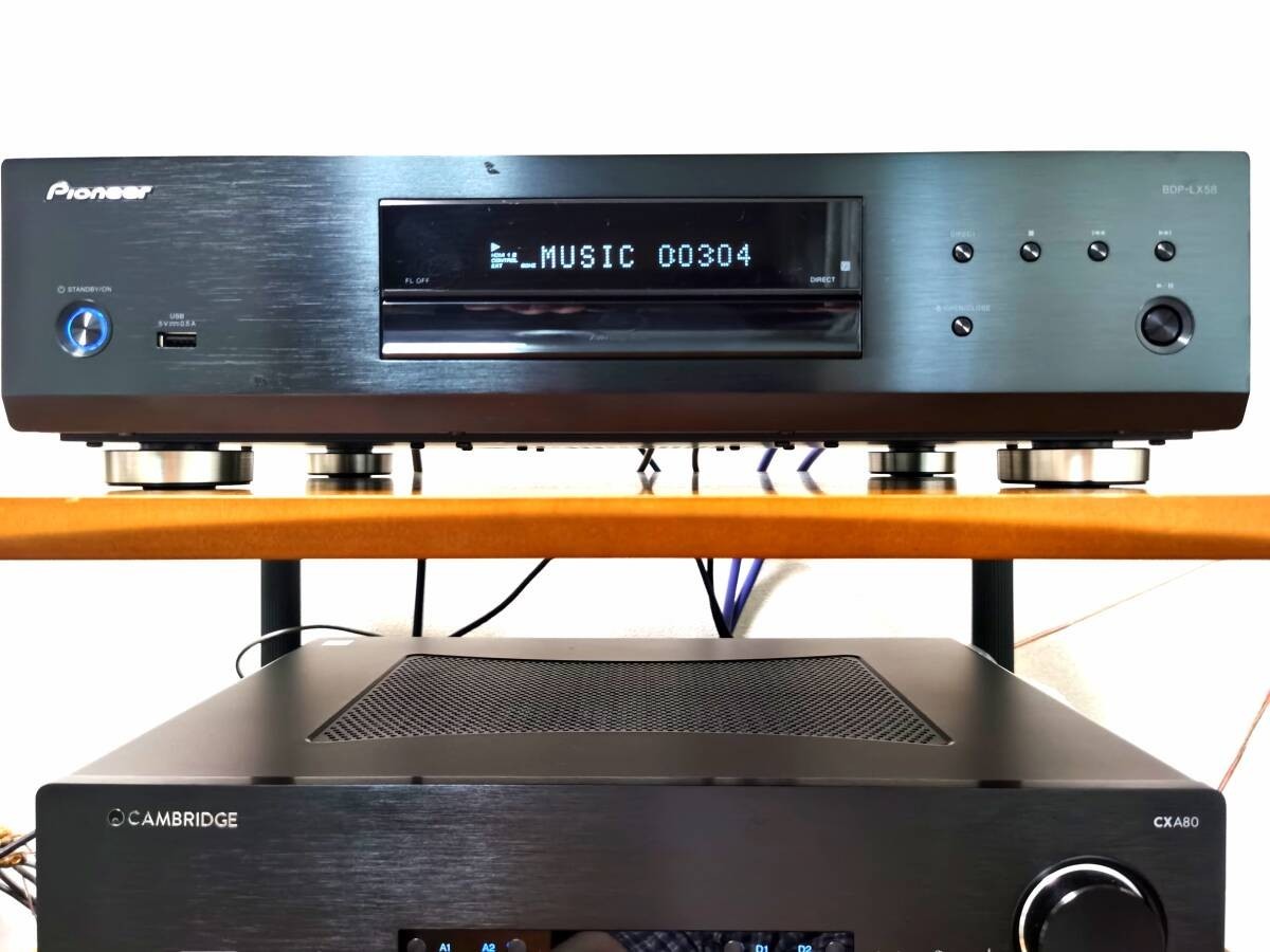 Pioneer BDP-LX58 Blu-ray Disc Player 4K Upscaling SACD HDMI USB