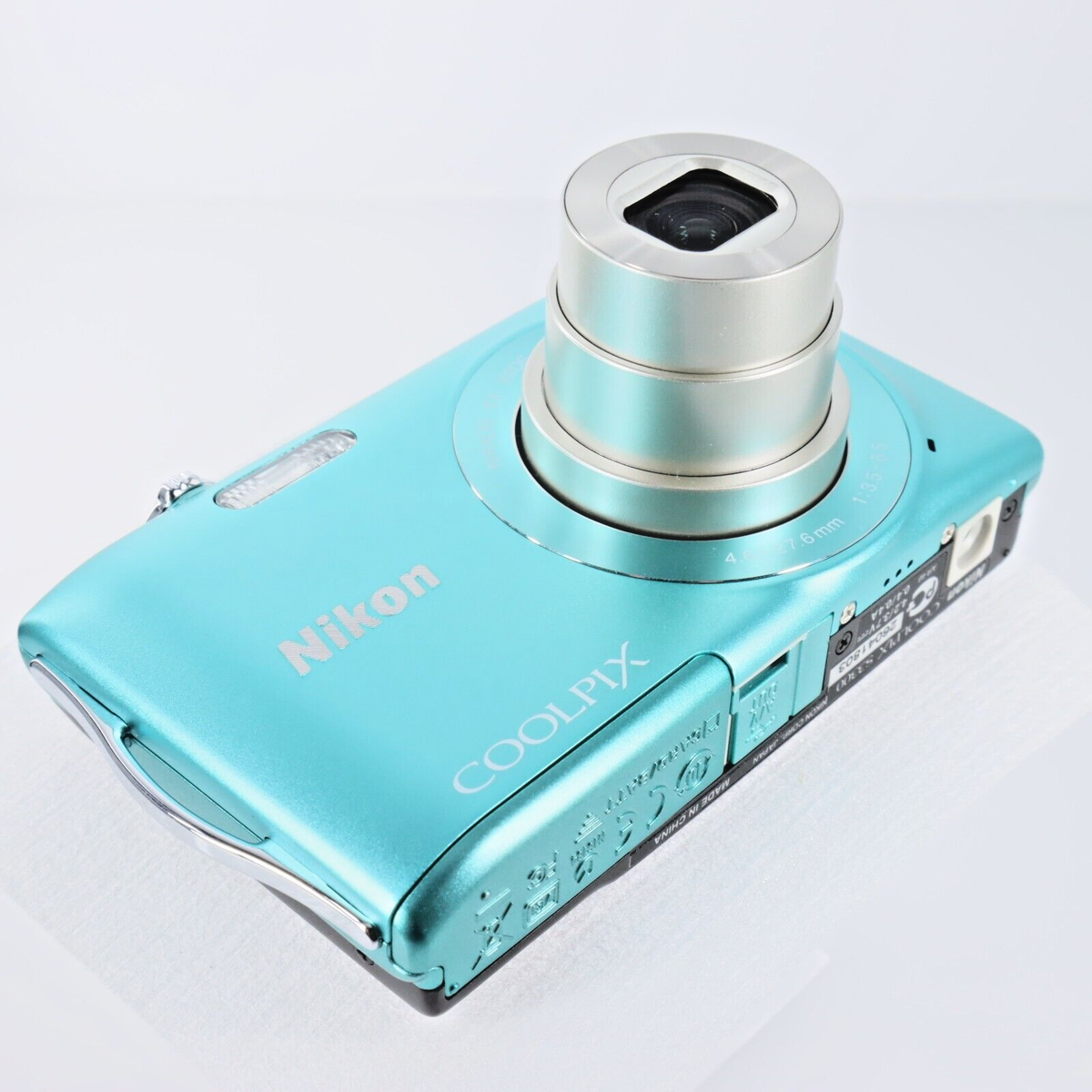 Nikon Coolpix S3300 Digital Camera Mint Green 6x zoom Lens Japan