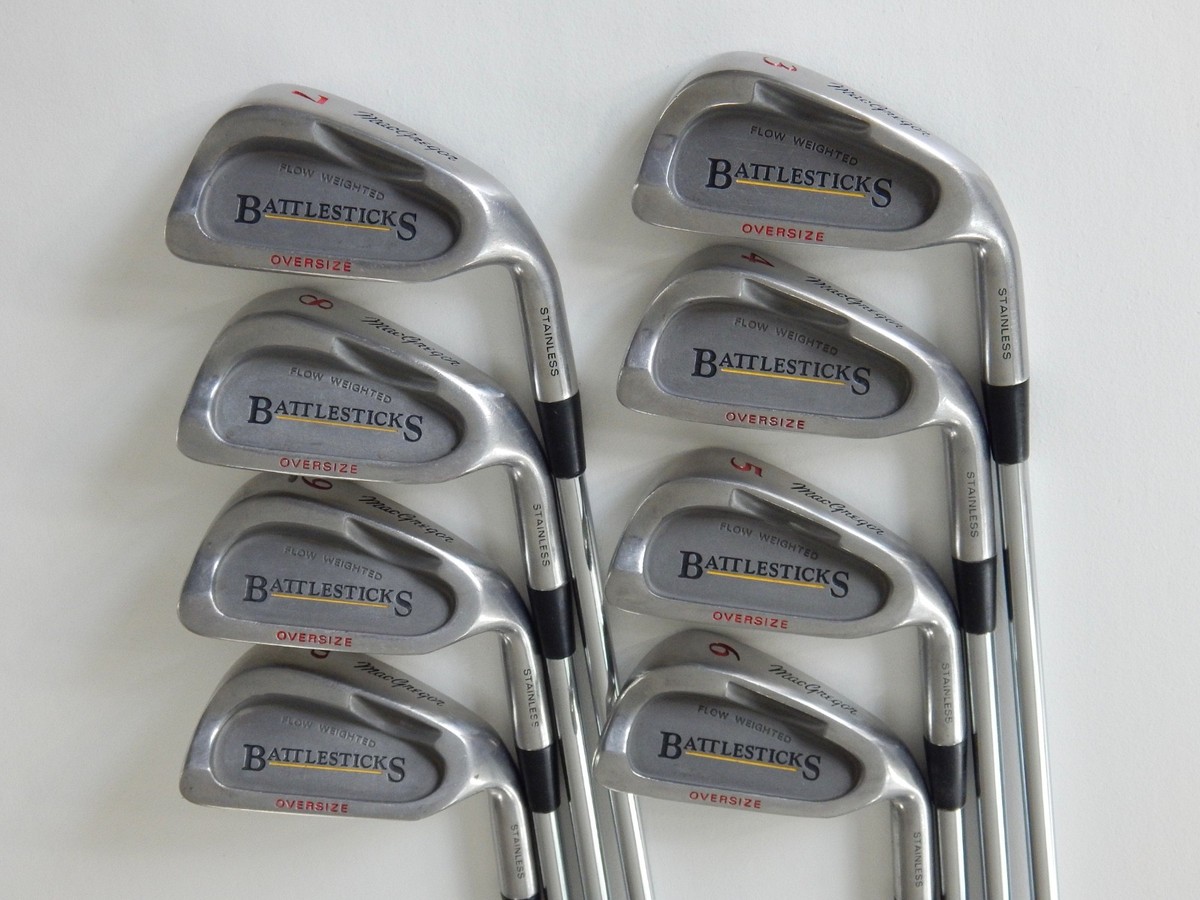 Vintage MacGregor Battlesticks Oversize 3 - PW Iron Set - multi
