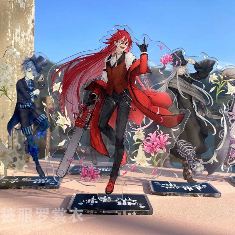 Black Butler Grell Sutcliff Ciel Phantomhive Acrylic Stand Figure