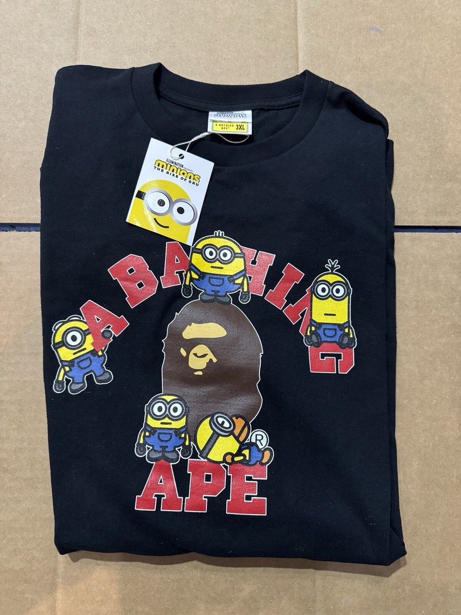 BAPE x Minions 01 Tee [black] Size 3XL Brand New | eBay