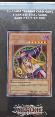 KONAMI Yu-Gi-Oh Dark Magician Girl Stainless Steel Card English