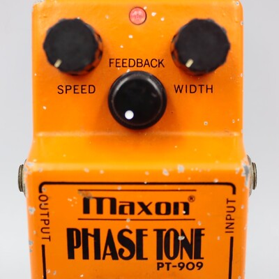 MAXON PT-909 Phase Tone Made in Japan Vintage Phaser Guitar Effect