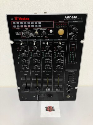 VESTAX PMC 280 DJ MIXER WITH EFFECTS VOCODER Confirmed Operation