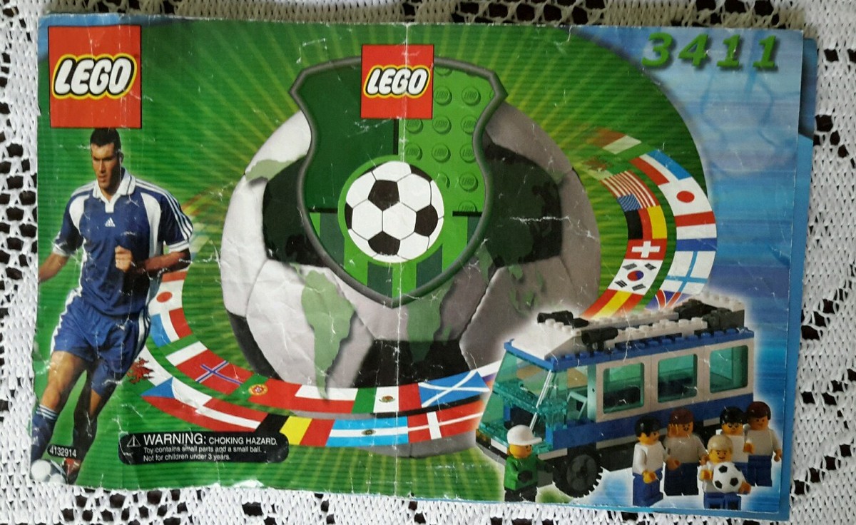 Legos Sports Soccer Set # 3411 Americas Team Bus Instructions