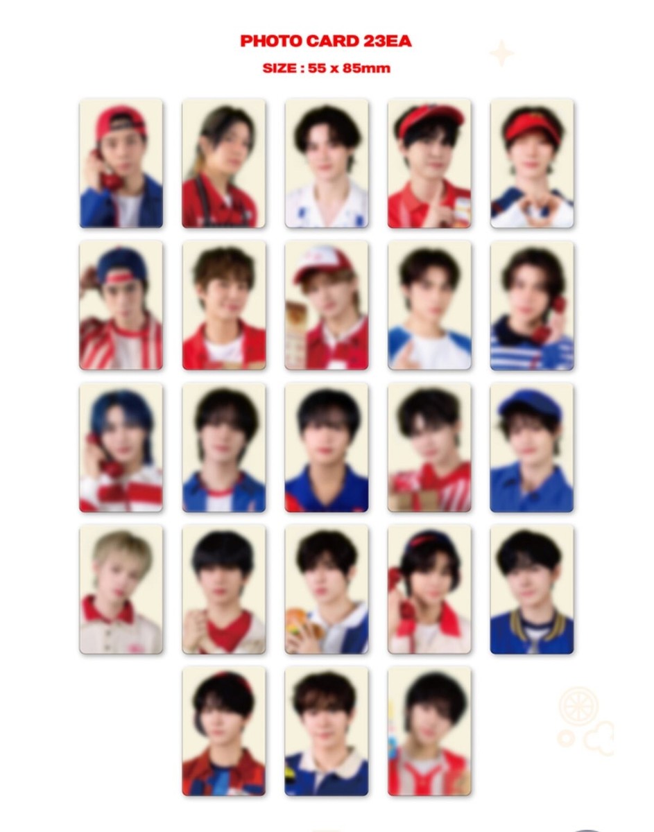 NCT ZONE PIZZA BOY VER COUPON, SELFIE PHOTOCARD OFFICIAL NCT DREAM