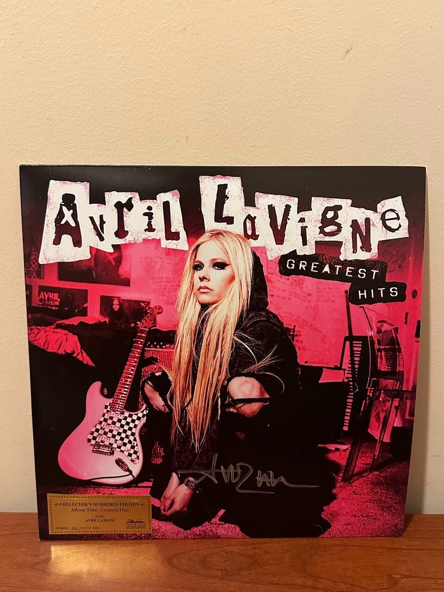 Avril Lavigne Greatest Hits Vinyl 2xLP Hand Signed & Numbered