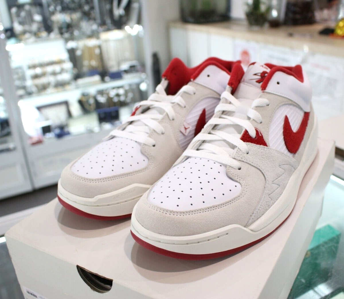 Nike Jordan Stadium 90 White Varsity Red - Size US 13 | eBay