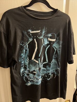 Vintage Tron Legacy Soundtrack Daft Punk Official Disney T-Shirt