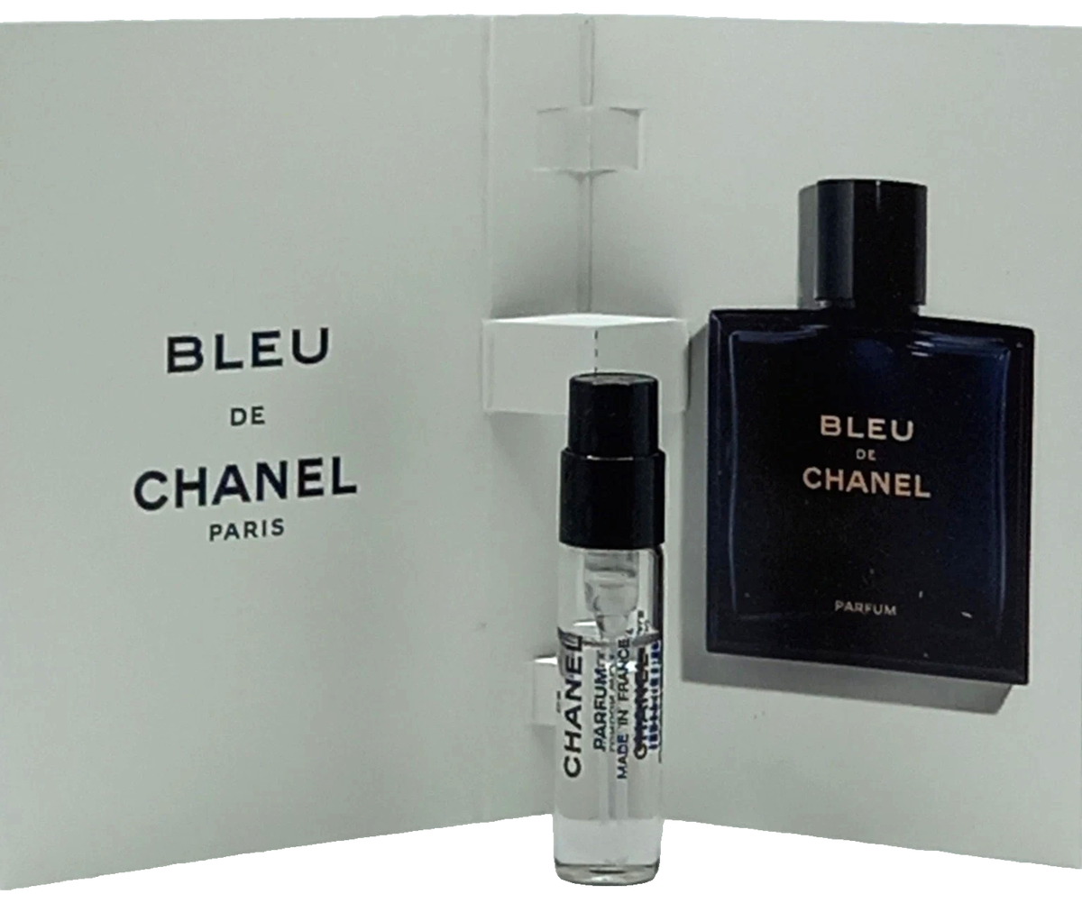 Chanel Bleu De Chanel Parfum Pour Homme Vial Spray For Men 0.05 Oz