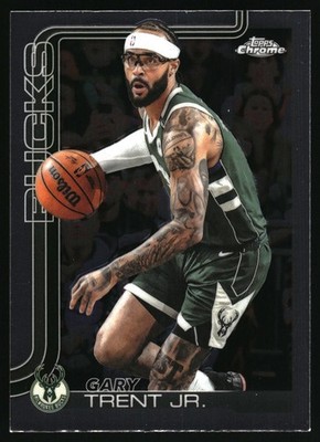 2025-26 Topps Chrome #110 Gary Trent Jr. Milwaukee Bucks | eBay