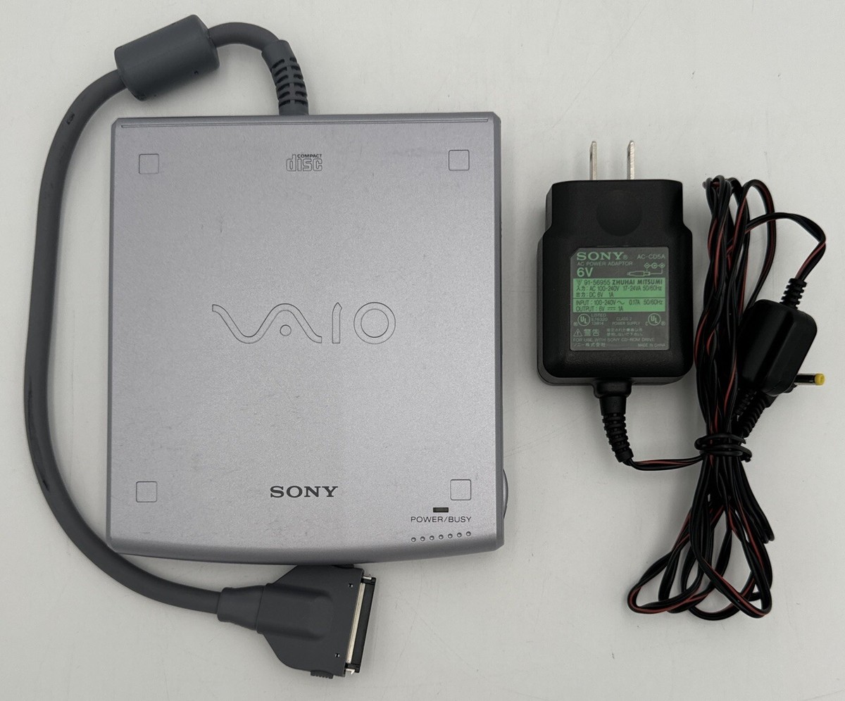 SONY VAIO PCGA-CD5 External CD-ROM Drive Player - Used - Great