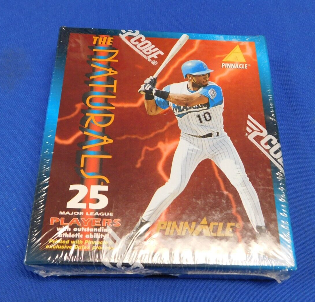 1994 Pinnacle The Naturals 25 Baseball MLB Card Set W BOX & COA