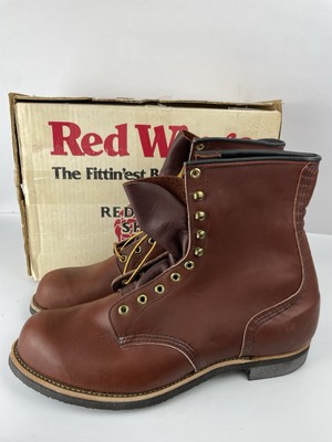 Rare Vintage RED WING 957 Brown Leather Work Boots Size US 12 EE