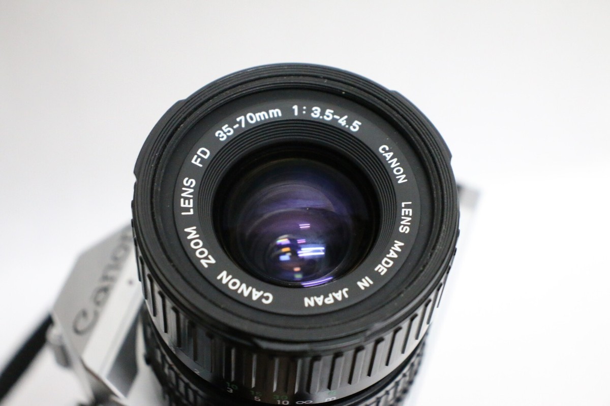 Canon AE-1 Program 35mm SLR Film Camera with FD 35-70mm f3.5-4.5