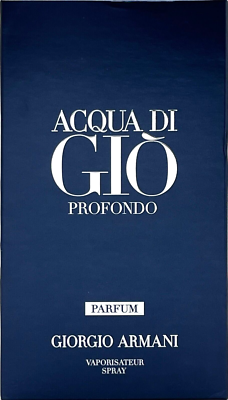 GIORGIO ARMANI ACQUA DI GIO PROFONDO PARFUM SPRAY FOR MEN 3.3 Oz