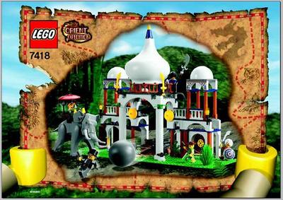 LEGO 7418 - ORIENT EXPEDITION - Scorpion Palace - INSTRUCTION