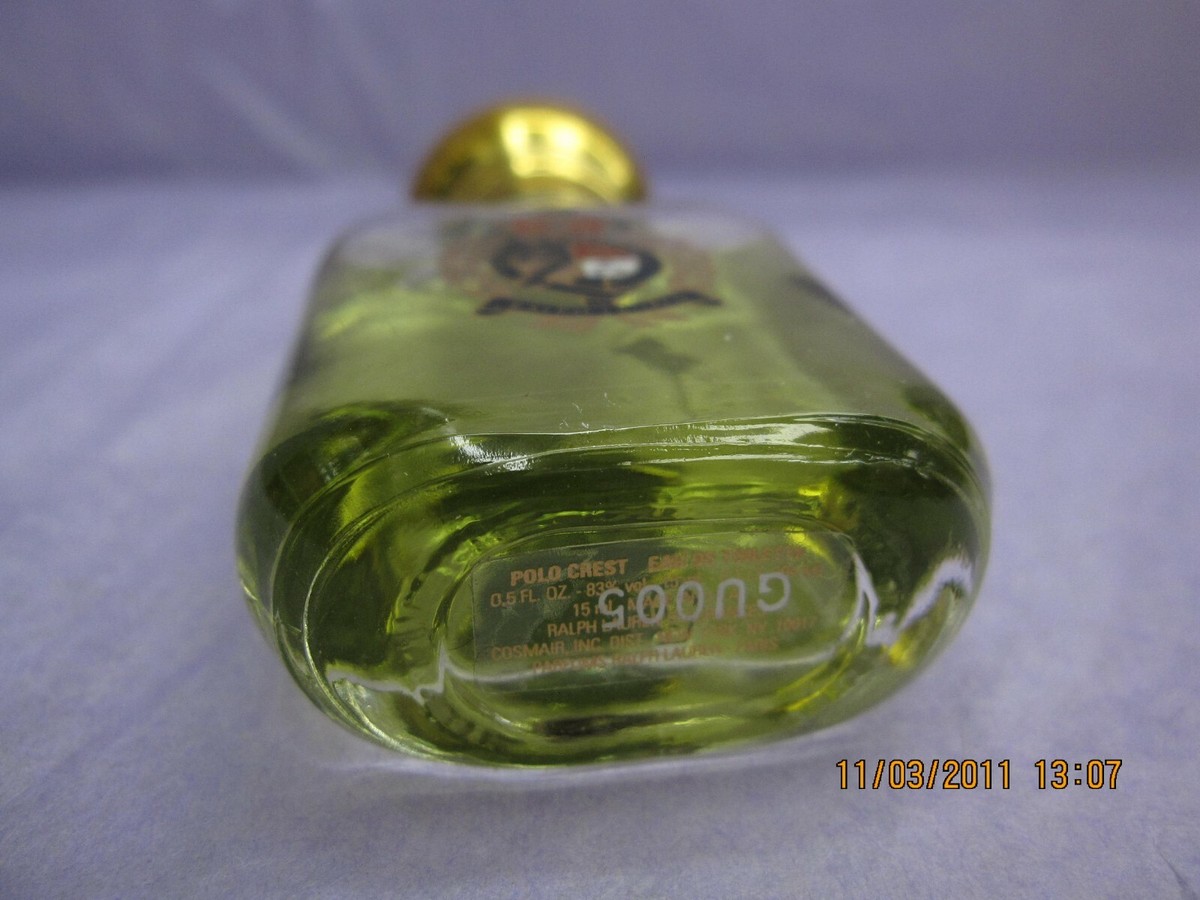 POLO CREST by RALPH LAUREN 0.5 FL oz / 15 ML Eau De Toilette Mini