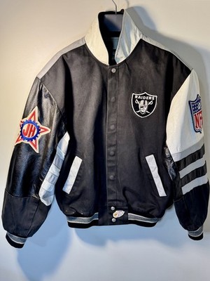 Oakland Raiders VTG 90s Jeff Hamilton Varsity Jacket - NFL