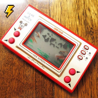 Nintendo Game & Watch Wide Screen Mickey Mouse - Red (MC-25) for