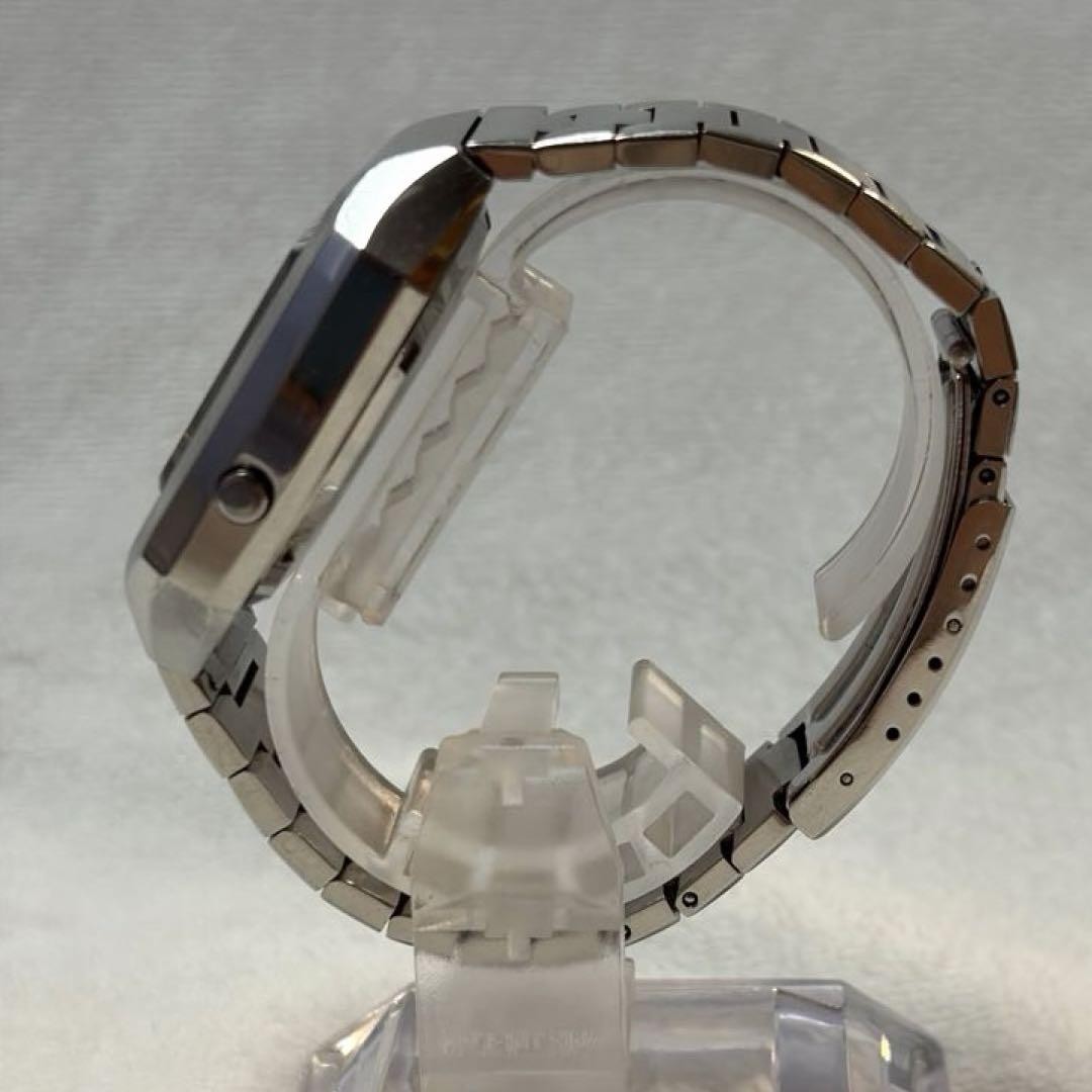 Casio CasioTron 04-501 Vintage Digital Watch Silver Blue Color | eBay