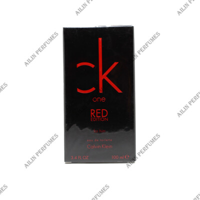 CK ONE RED EDITION by Calvin Klein 3.4 oz (100 ml) eau de toilette