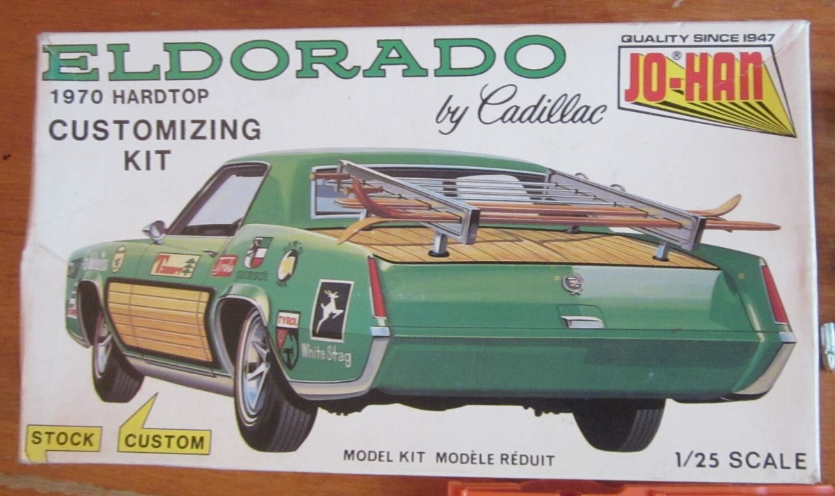 Johan 1970 Cadillac Eldorado Kit # C-5570 Customizing Kit in Box 1