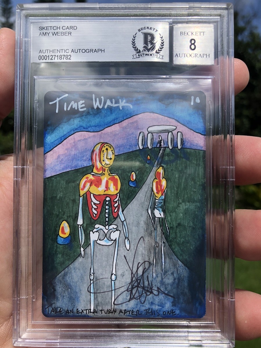 TIME WALK, ARTIST SKETCH, MAGIC MTG, POWER 9, AMY WEBER, BAS 8! | eBay