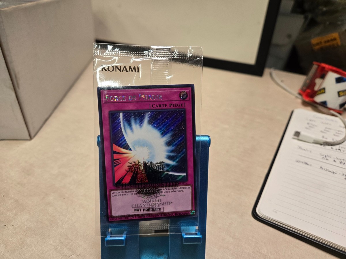 French Yugioh Promo World Championship Card Force De Miroir 2025