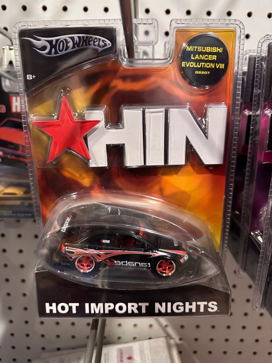 Hotwheels Hot Import Nights & D Force Honda AE86 Mazda Nissan EVO